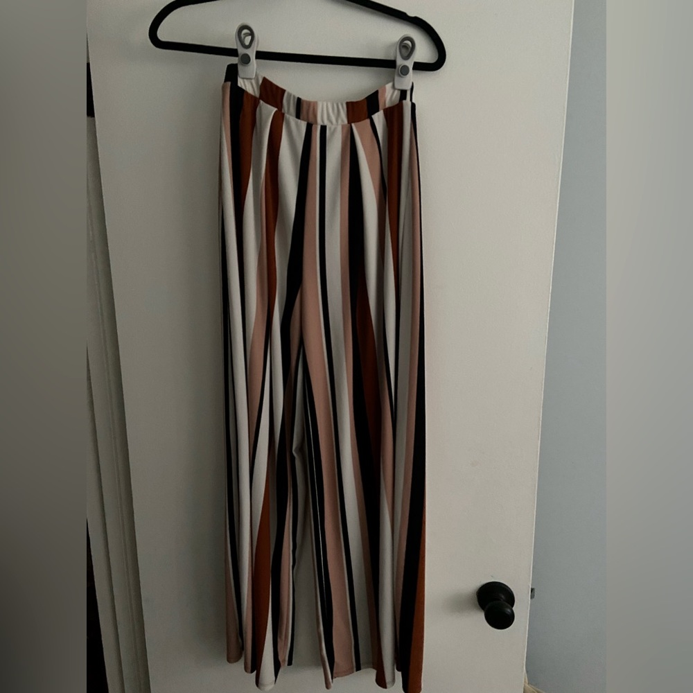 Multi Colored Striped Pants